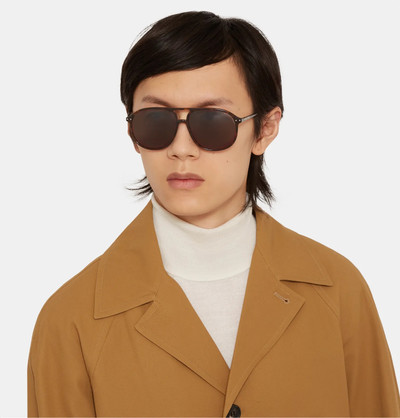 Bottega Veneta Aviator-Style Tortoiseshell Acetate Sunglasses outlook