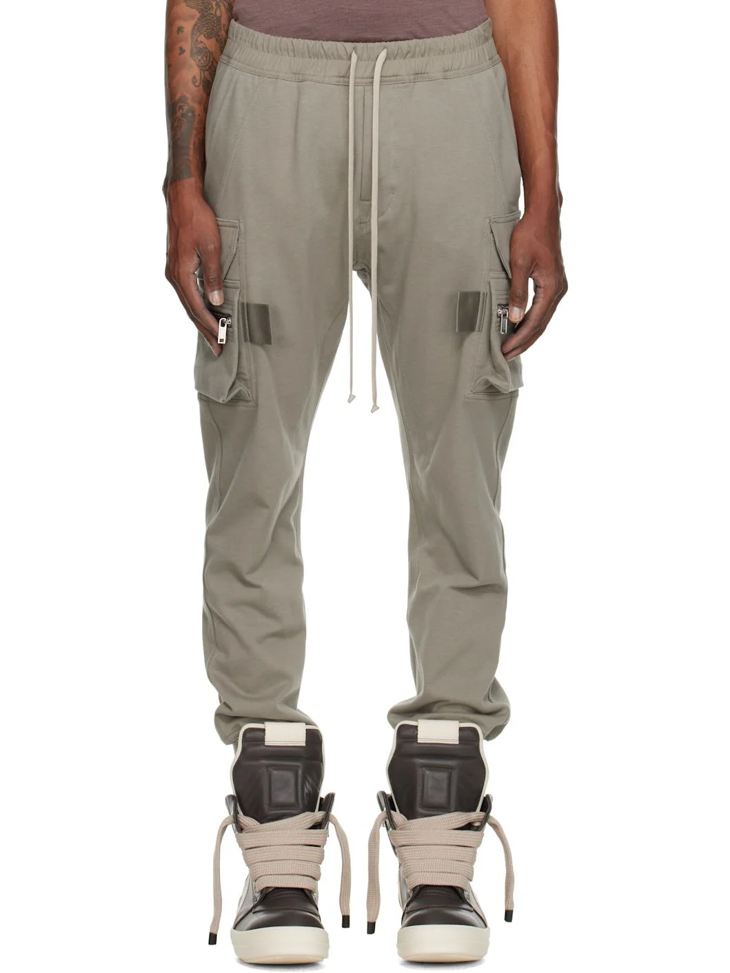 Taupe Tower Mastodon Cargo Pants - 1