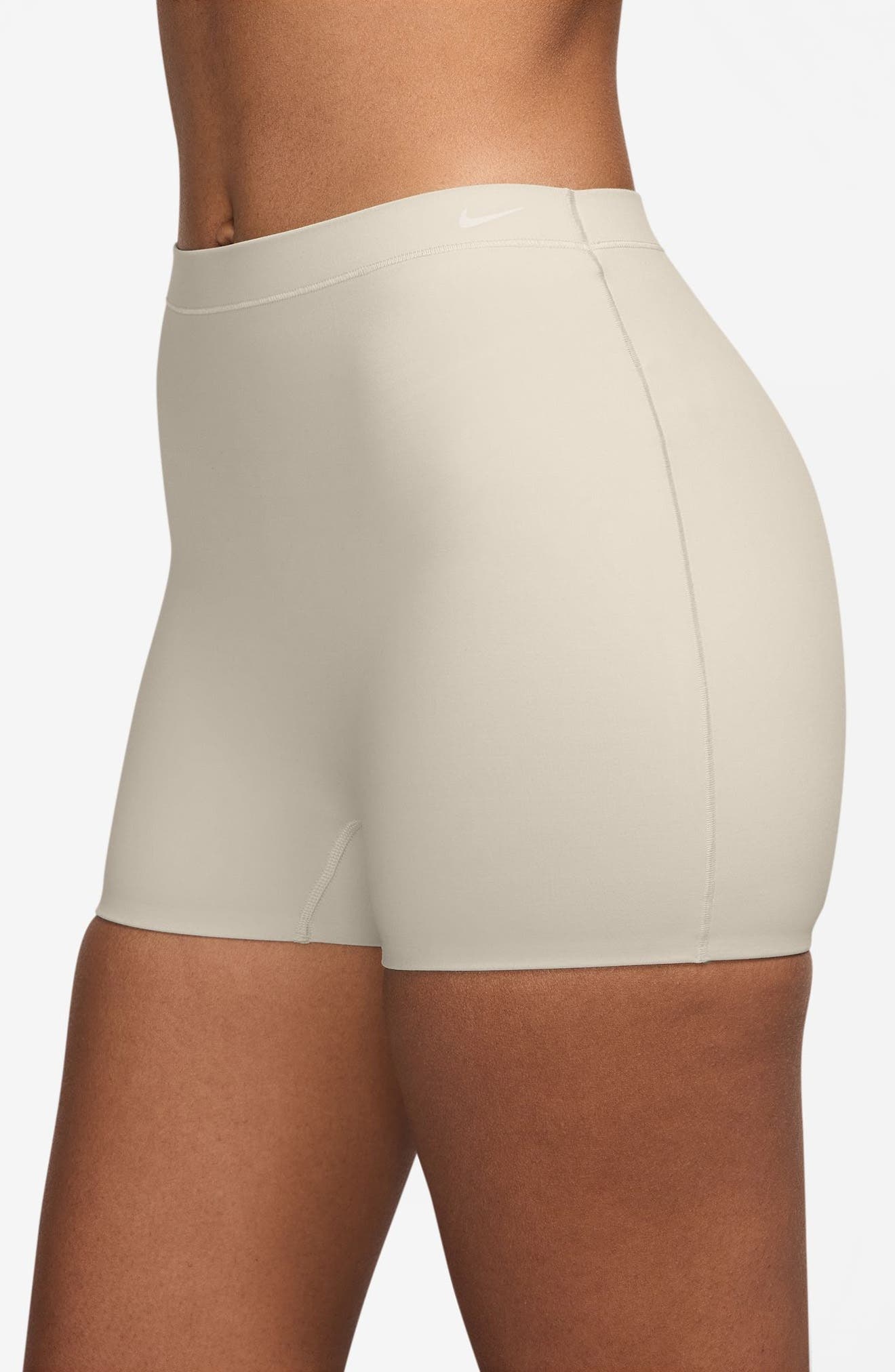 Nike Form Dri-FIT Boy Shorts in Light Orewood/Light Iron Ore at Nordstrom - 4