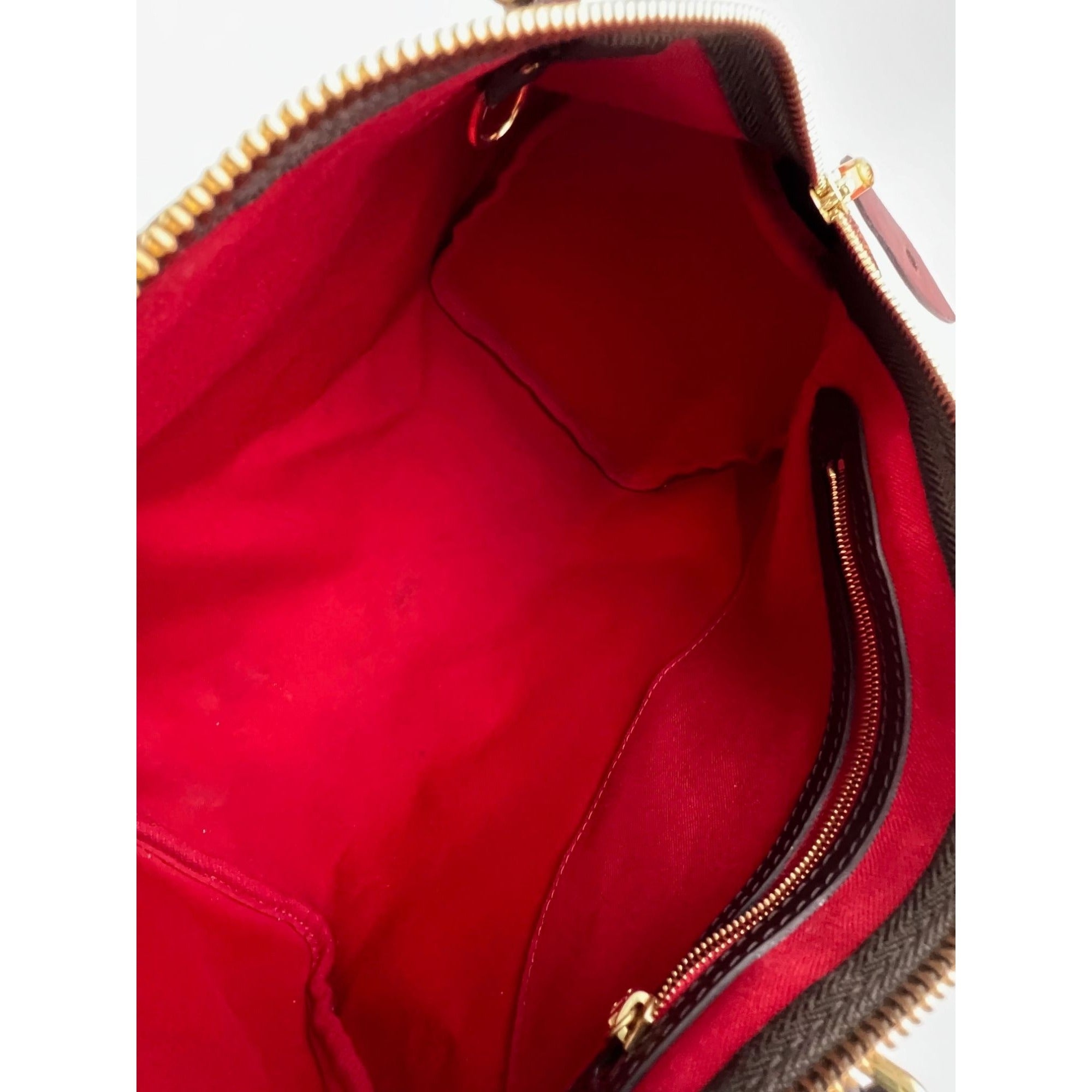 LOUIS VUITTON Speedy 30 Damier Ebene Hand Bag - 4