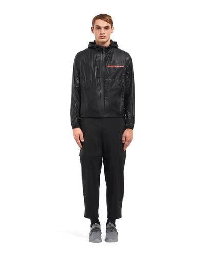 Prada Light Nylon hooded jacket outlook