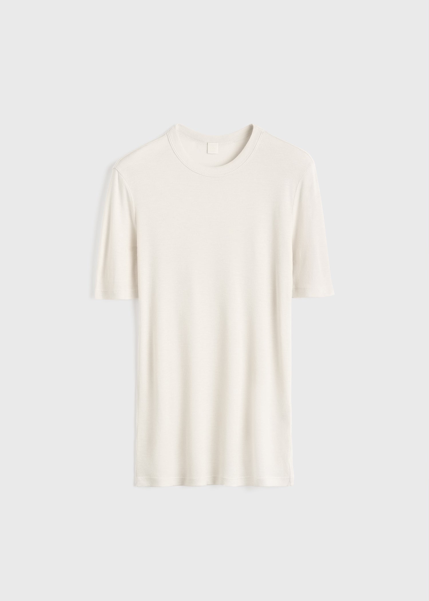 Classic rib tee winter white - 1