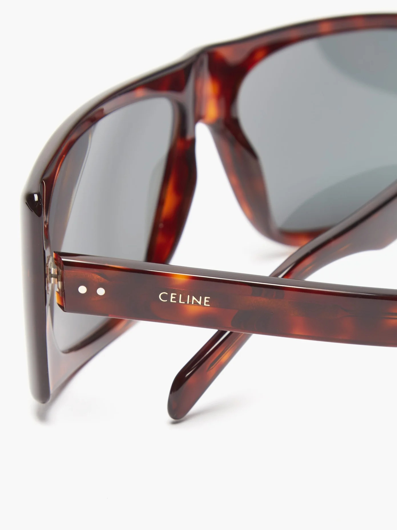 D-frame tortoiseshell-acetate sunglasses - 6