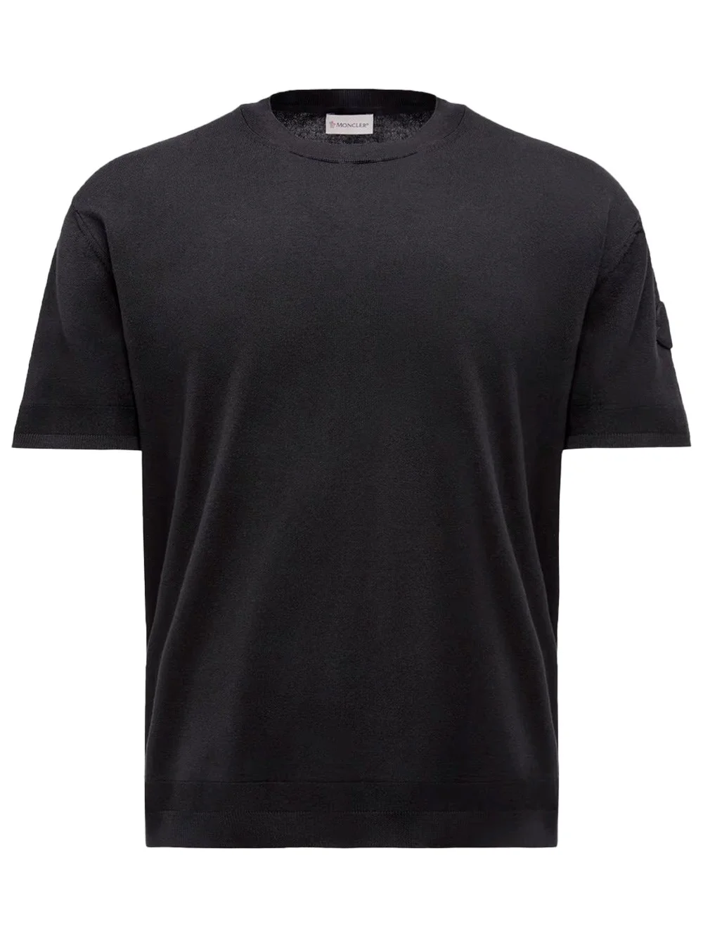 SILK & COTTON KNIT T-SHIRT - 1