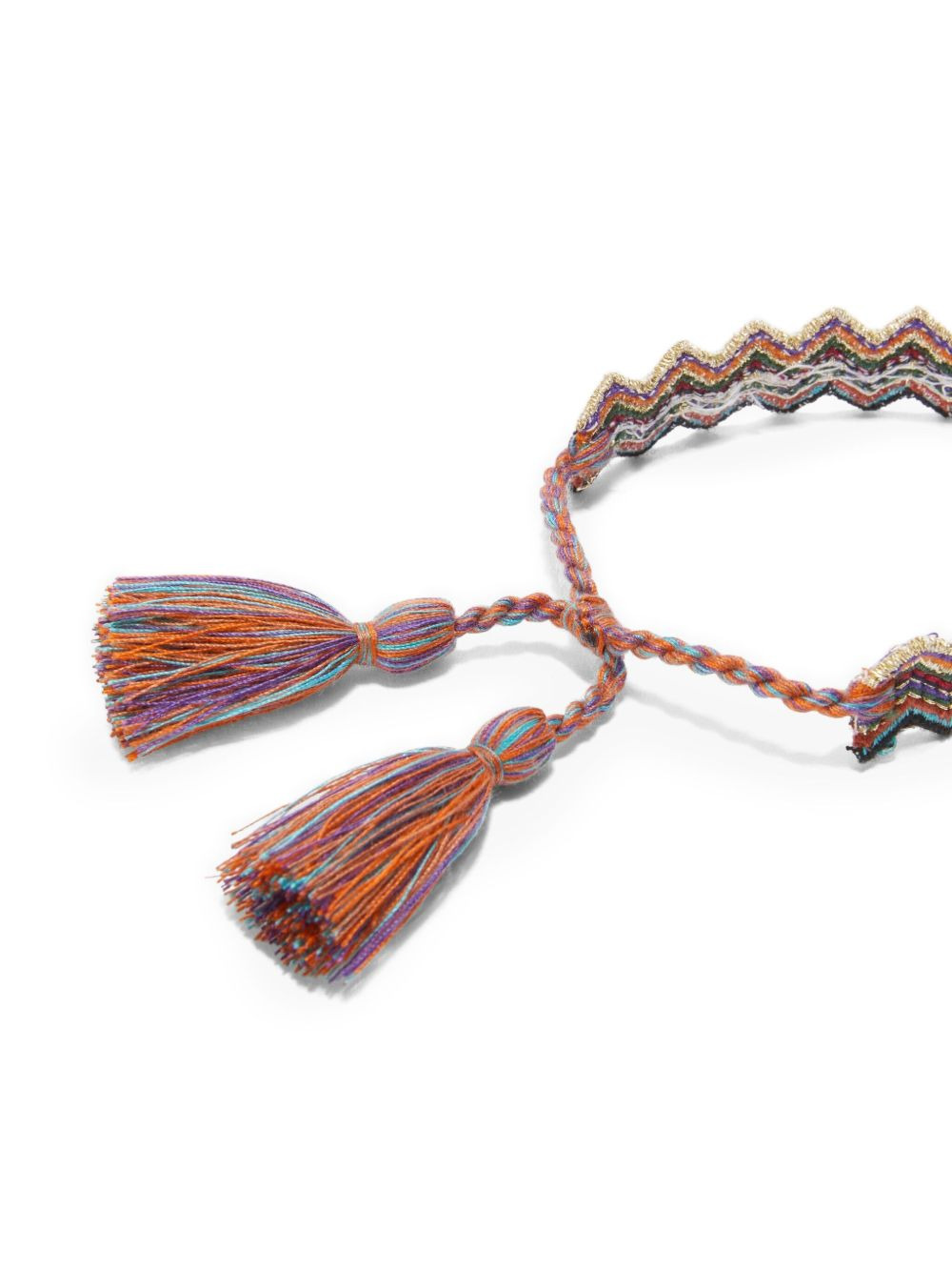 Holiday zig-zag tassel bracelet - 3