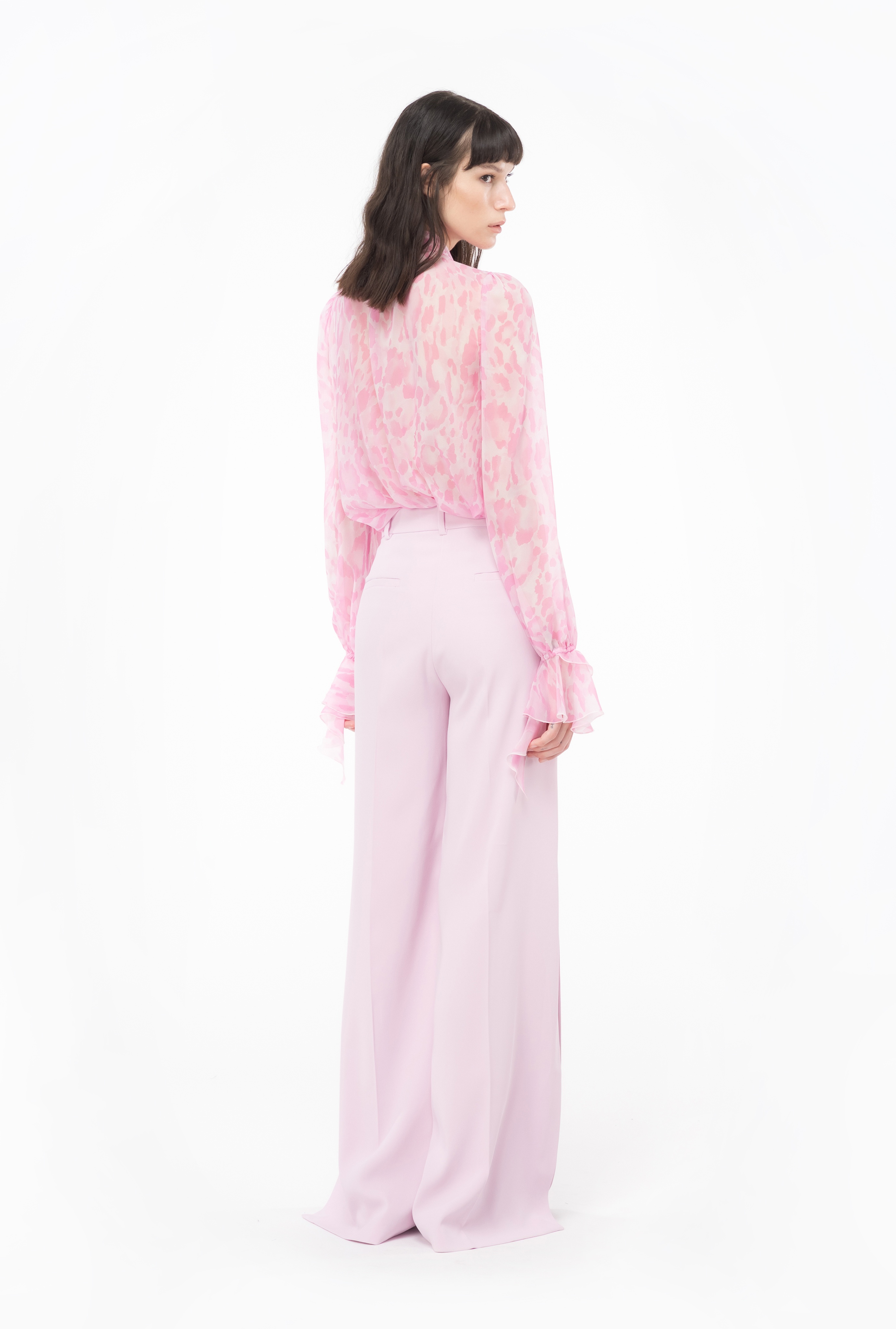 WIDE-LEG TROUSERS WITH SIDE SLIT - 5