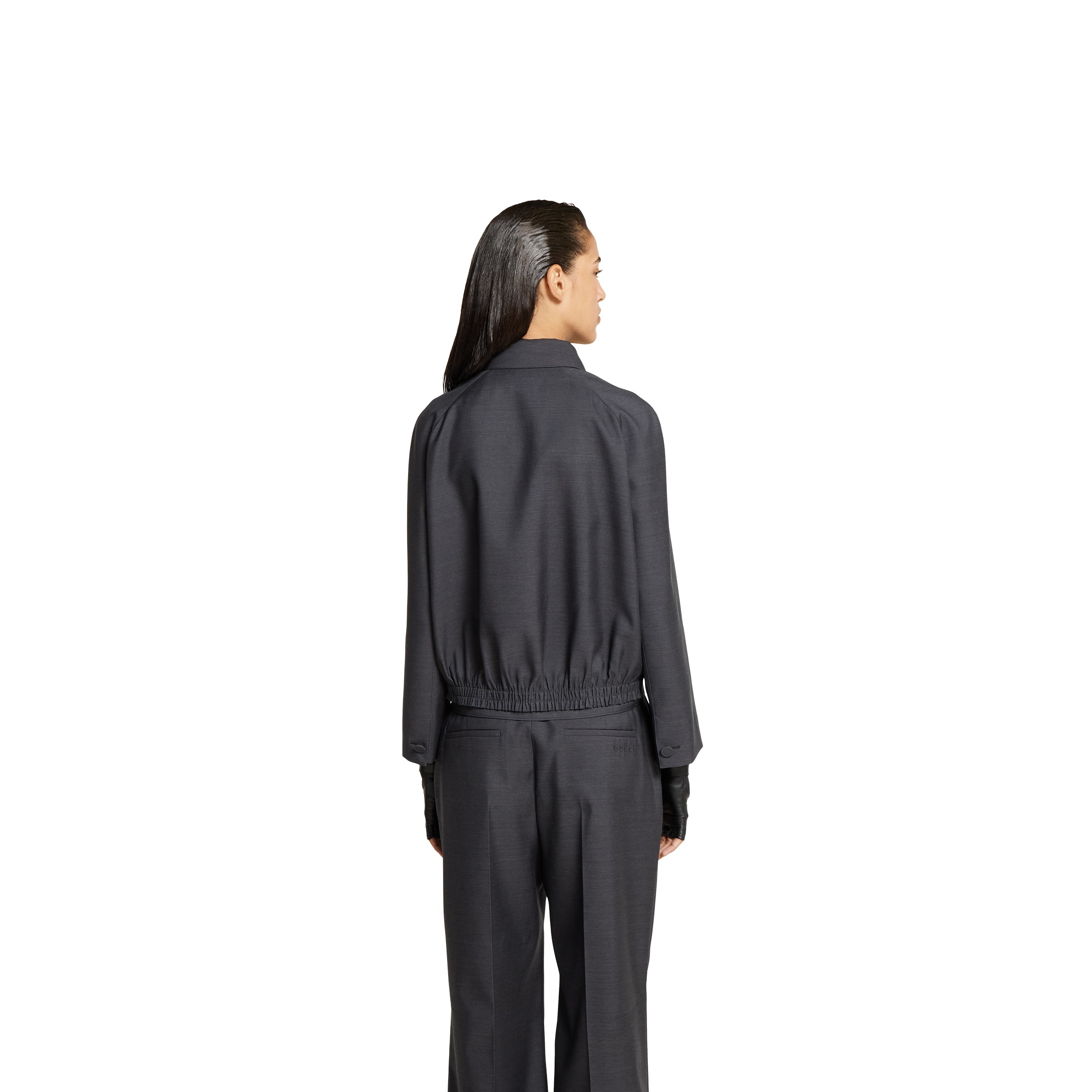 Wool bomber jacket - 4