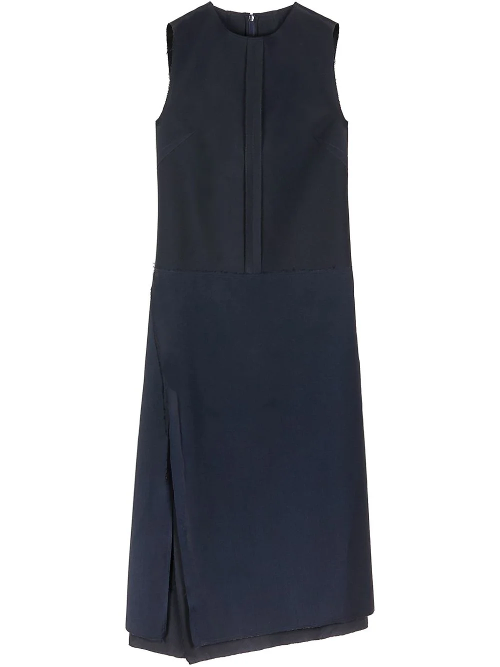 wool slit dress - 1
