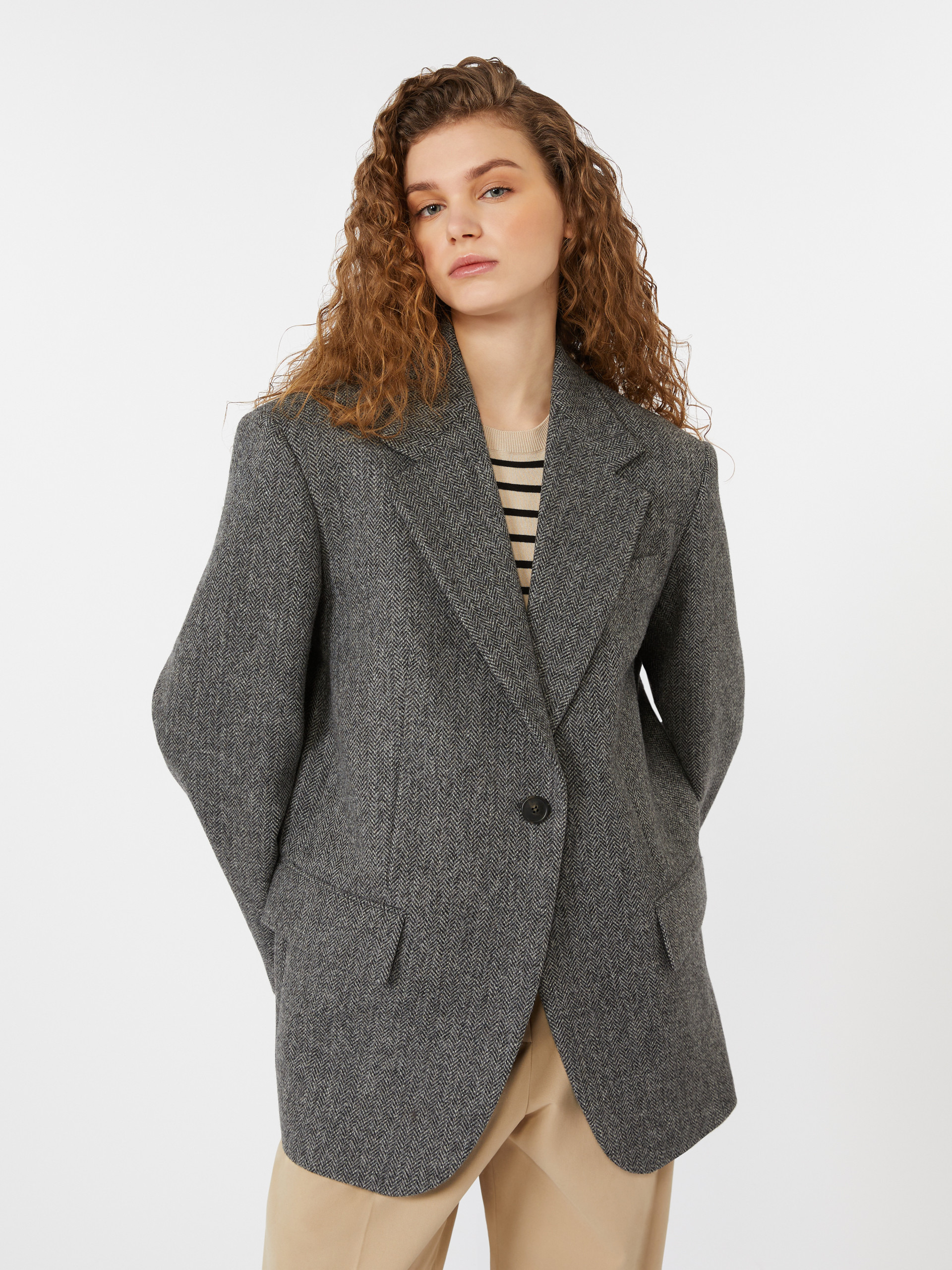 TRONTO Oversize wool blazer - 5