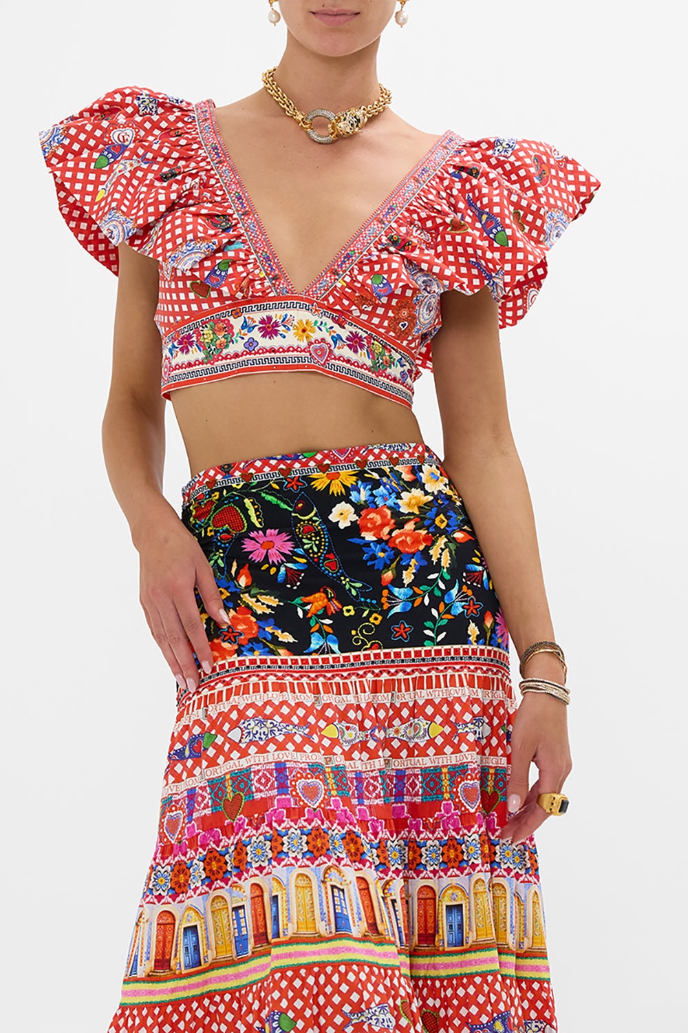 RUFFLE WRAP TOP - 6