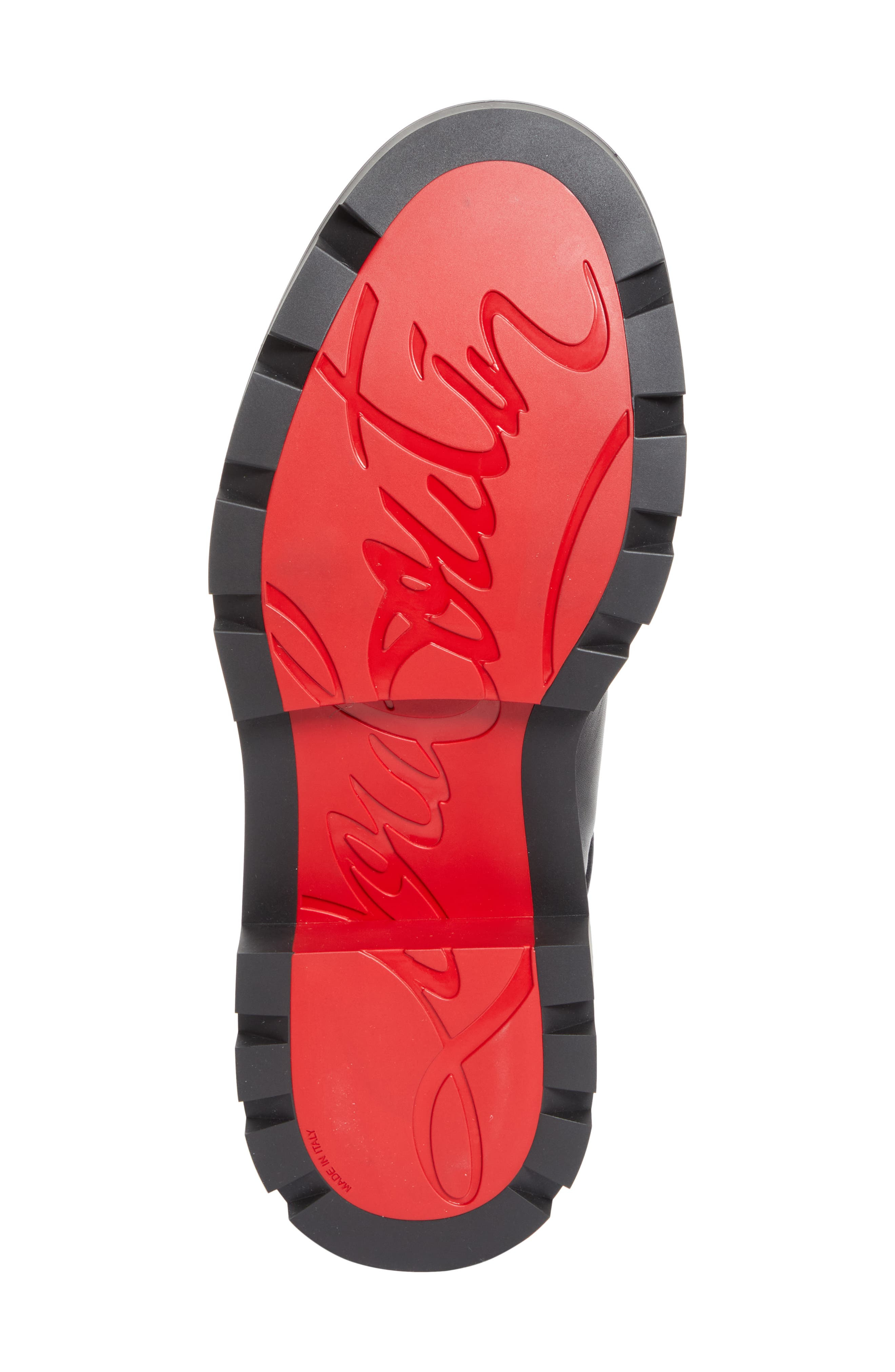 Christian Louboutin Oxybootie College Lugged Engineer Boot in Black at Nordstrom - 6