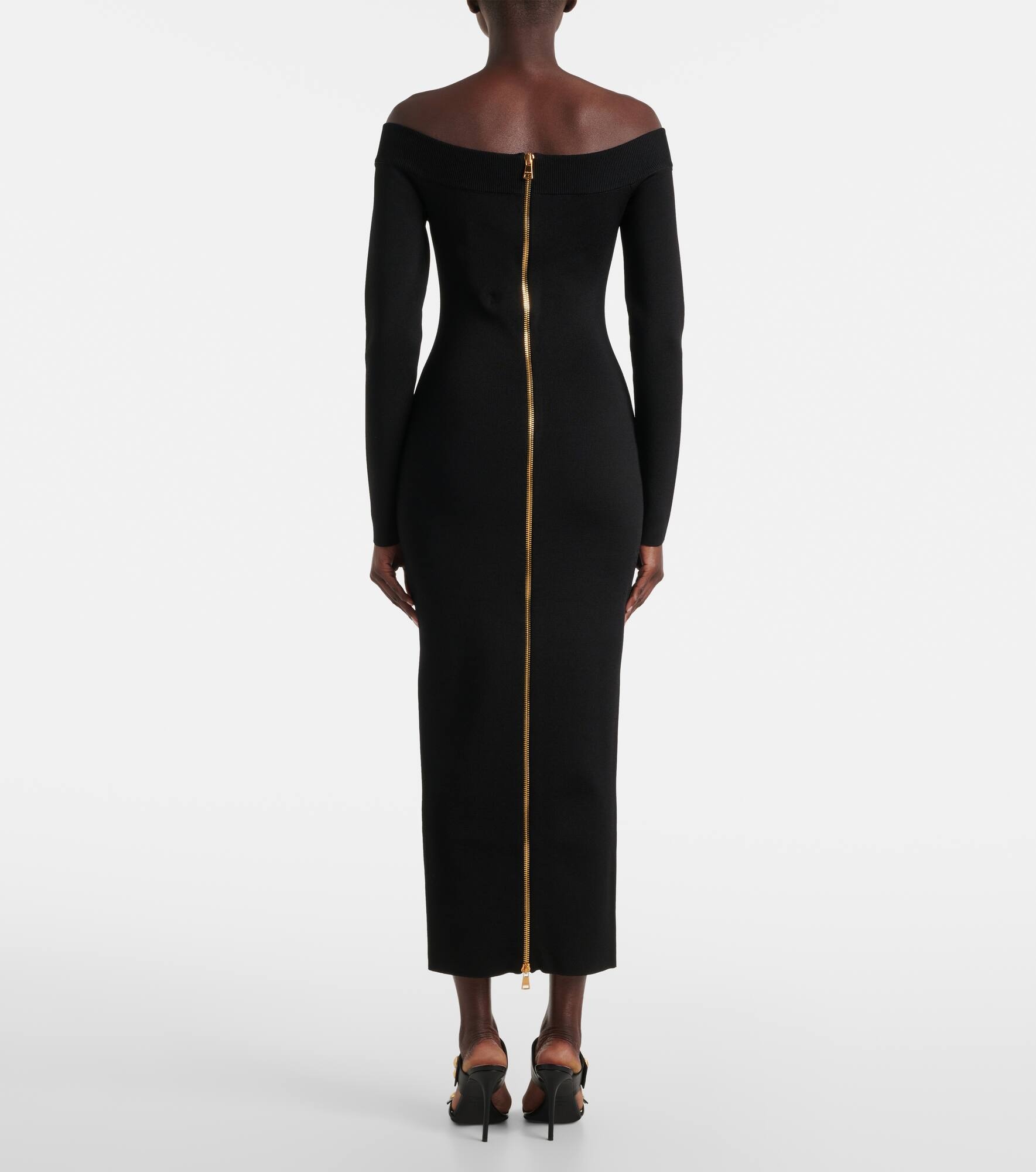 Knitted maxi dress - 3