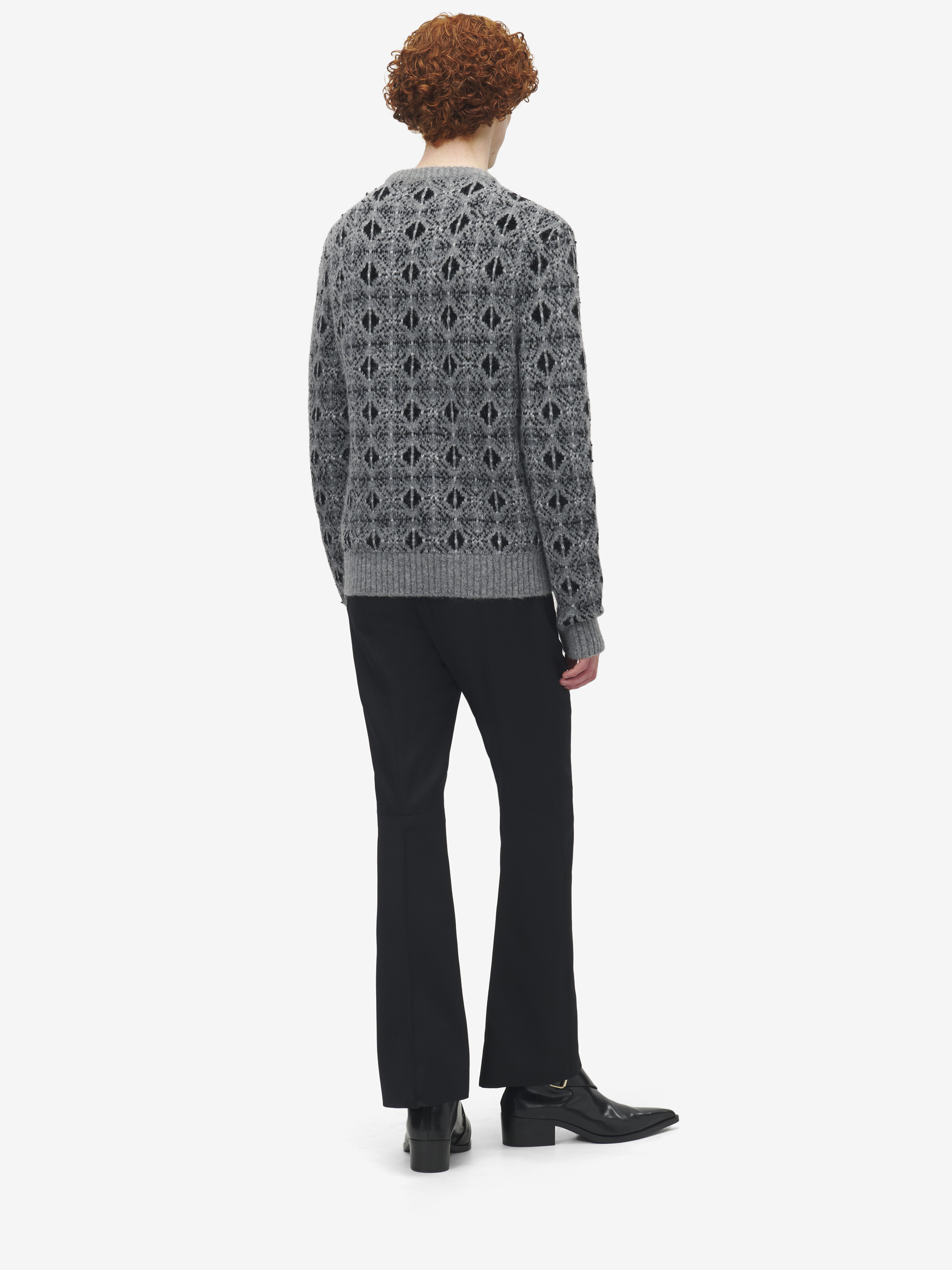 Distressed Skull Fair Isle Jumper - 5