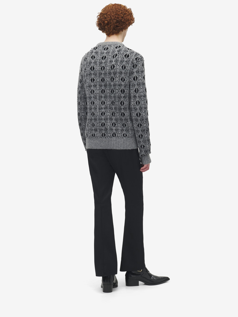Distressed Skull Fair Isle Jumper 5