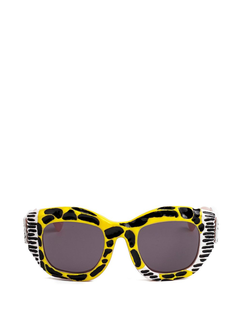 B2 Pop-Grotesque square-frame sunglasses 1