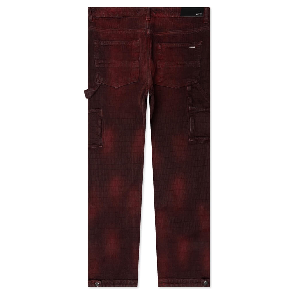 JACQUARD CARPENTER JEAN - BROWN - 2