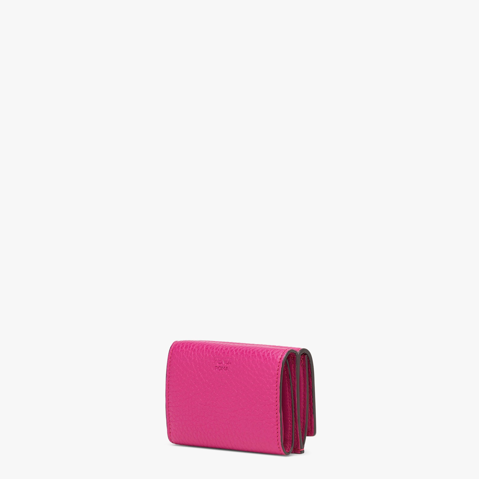 Compact, tri-fold Peekaboo Selleria wallet with large internal banknote compartment and three concea - 2