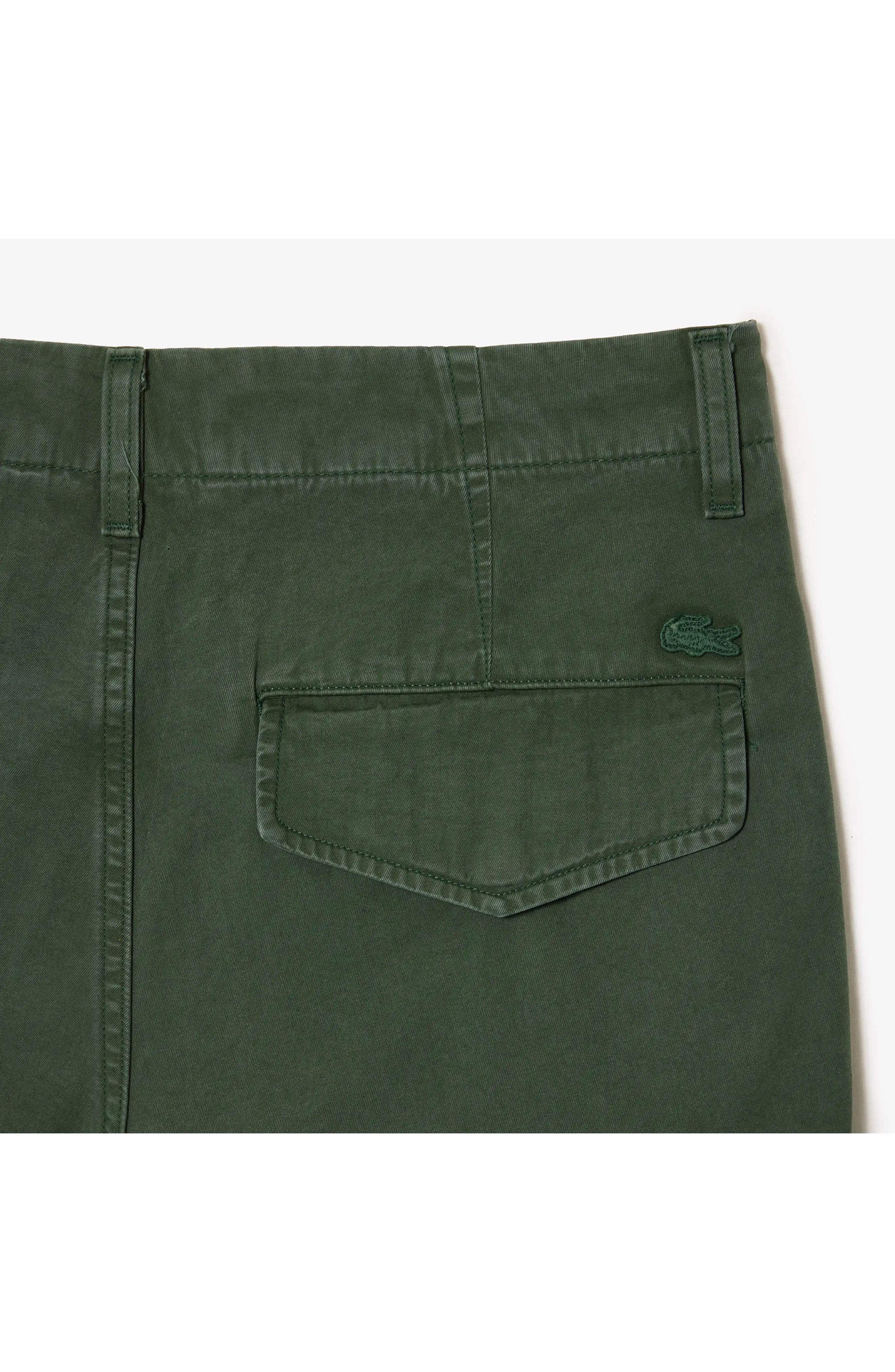 Straight Fit Twill Cargo Pants - 3