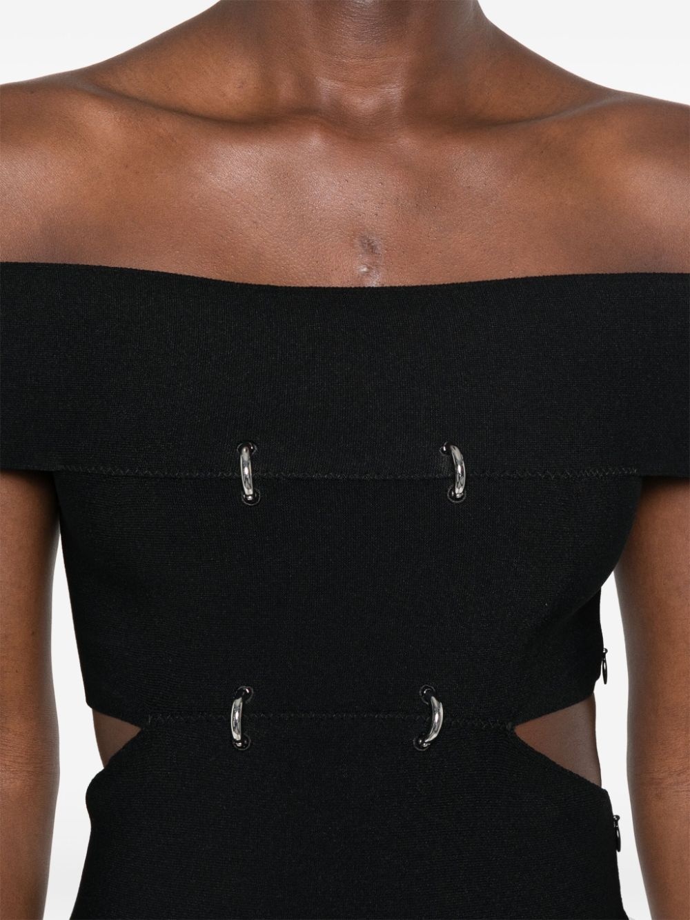 cut-out off-shoulder top - 5