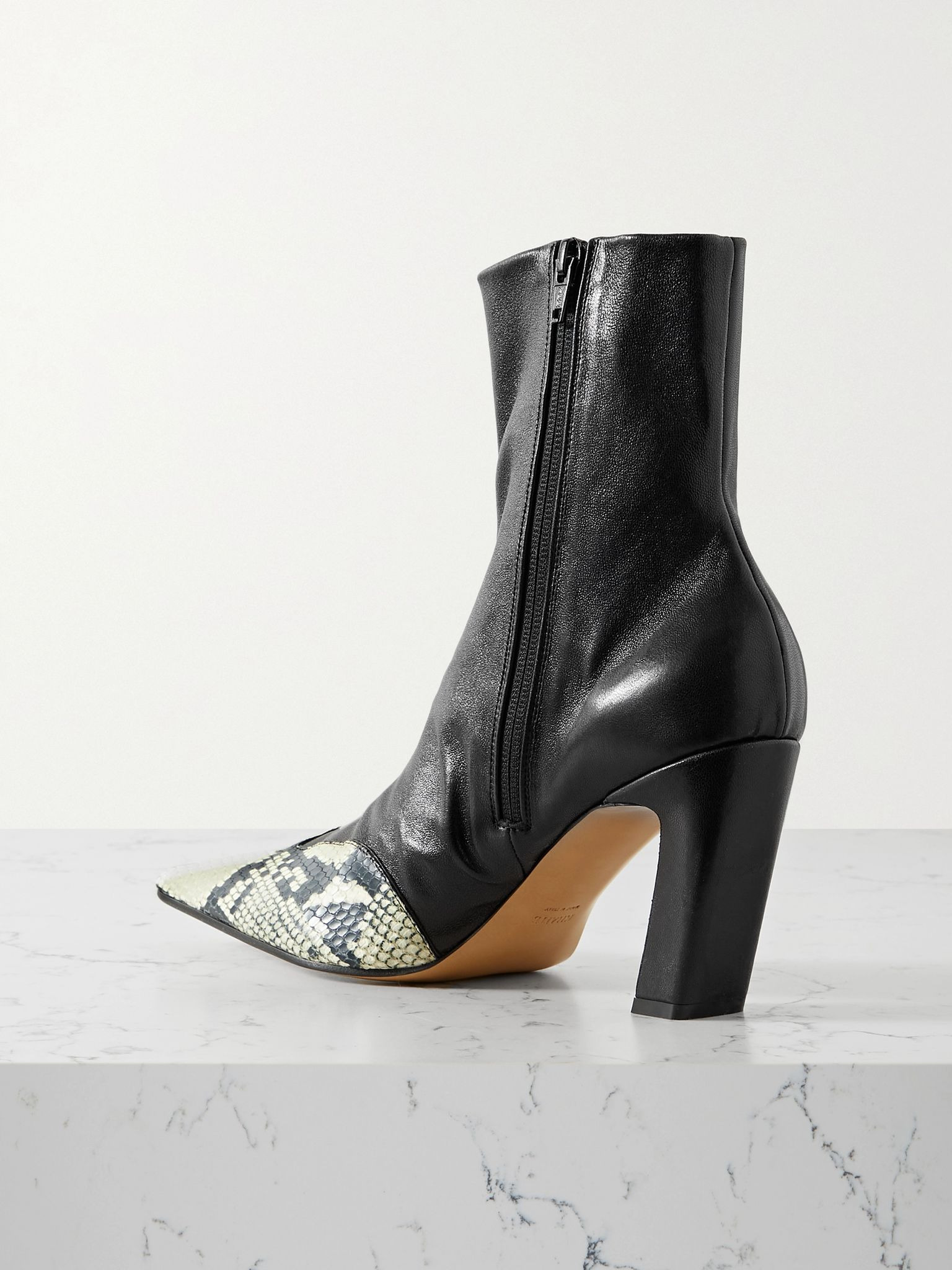 Nevada leather ankle boots Black - 3