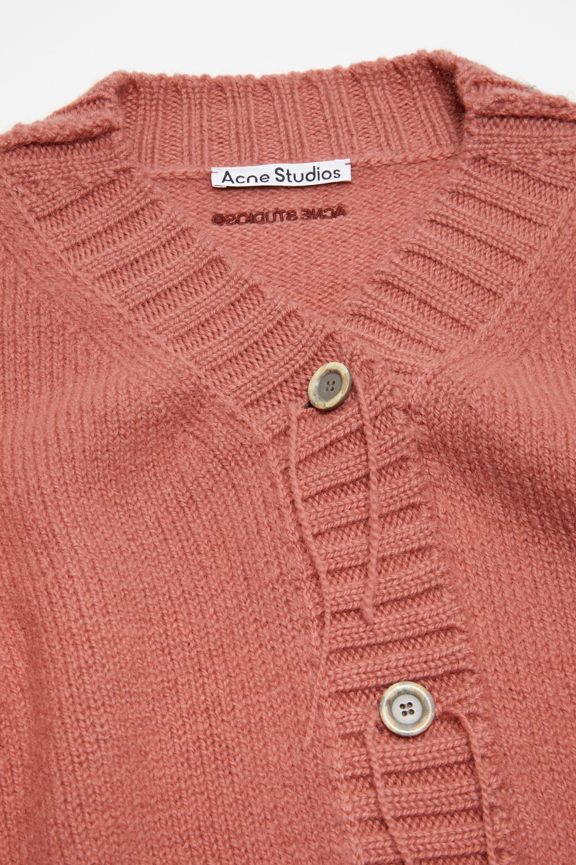Knit cardigan - Faded pink - 5
