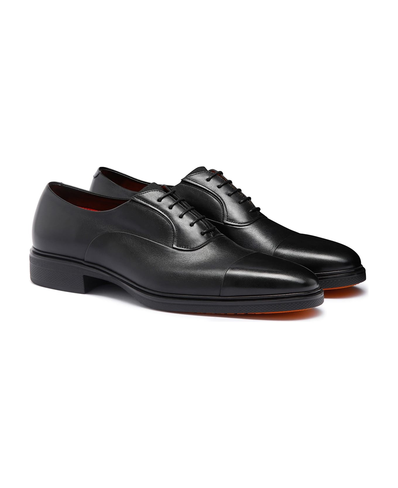 Leather Oxford With Rubber Sole - 2