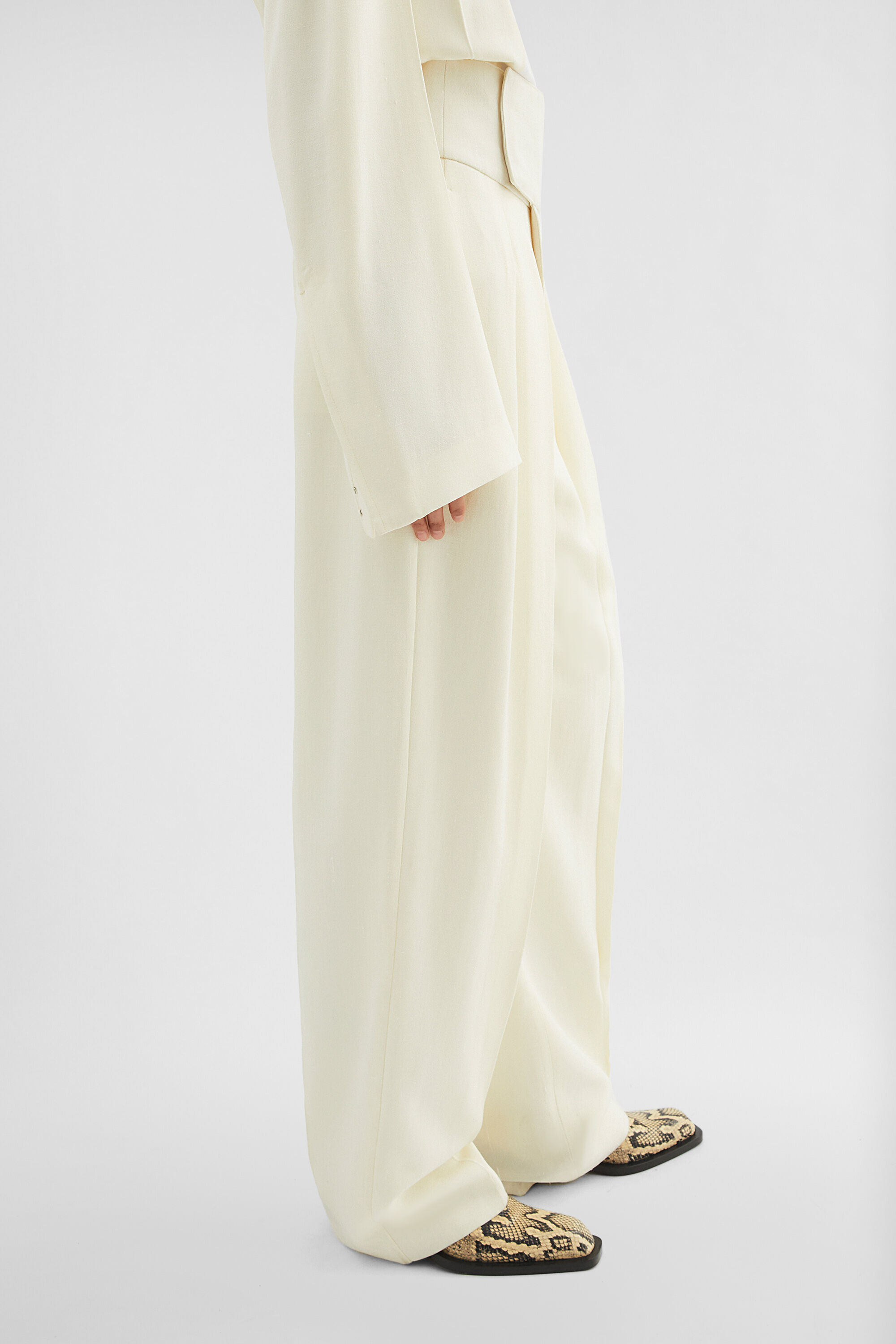 Silk Blend Trousers - 3