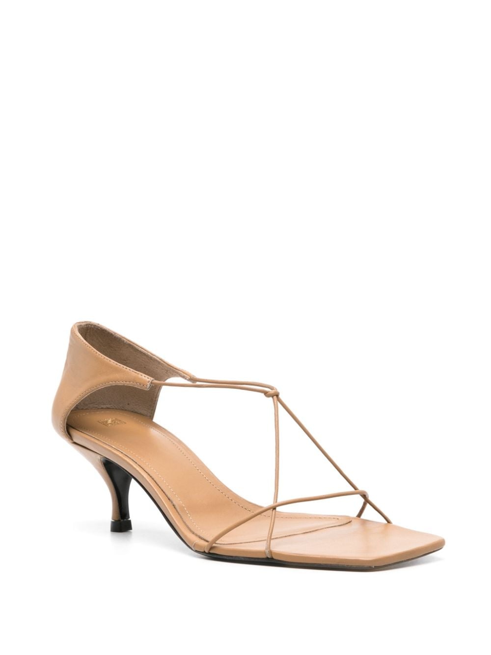 The Knot 55mm leather sandals - 2