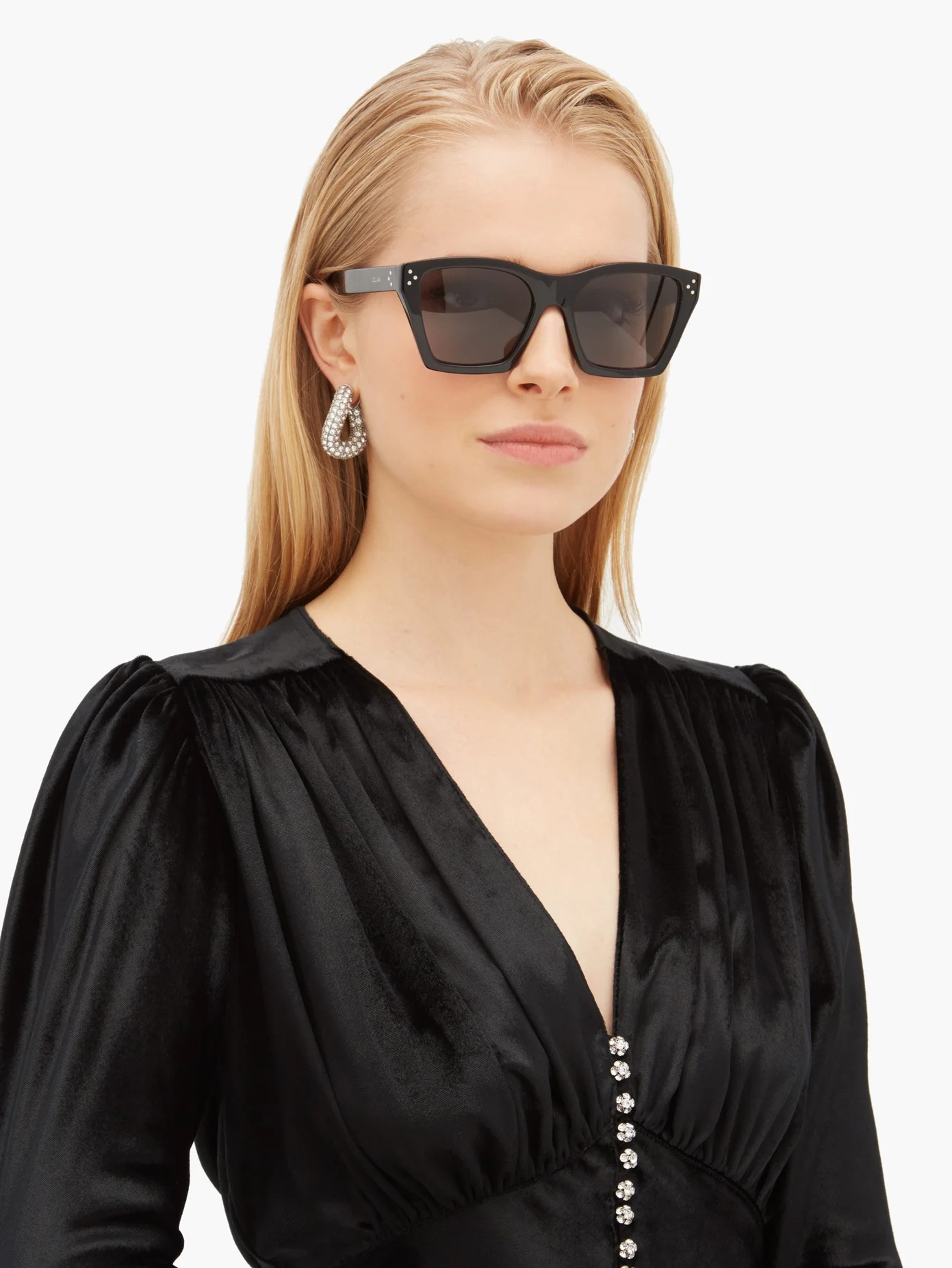 Square-frame acetate sunglasses - 2