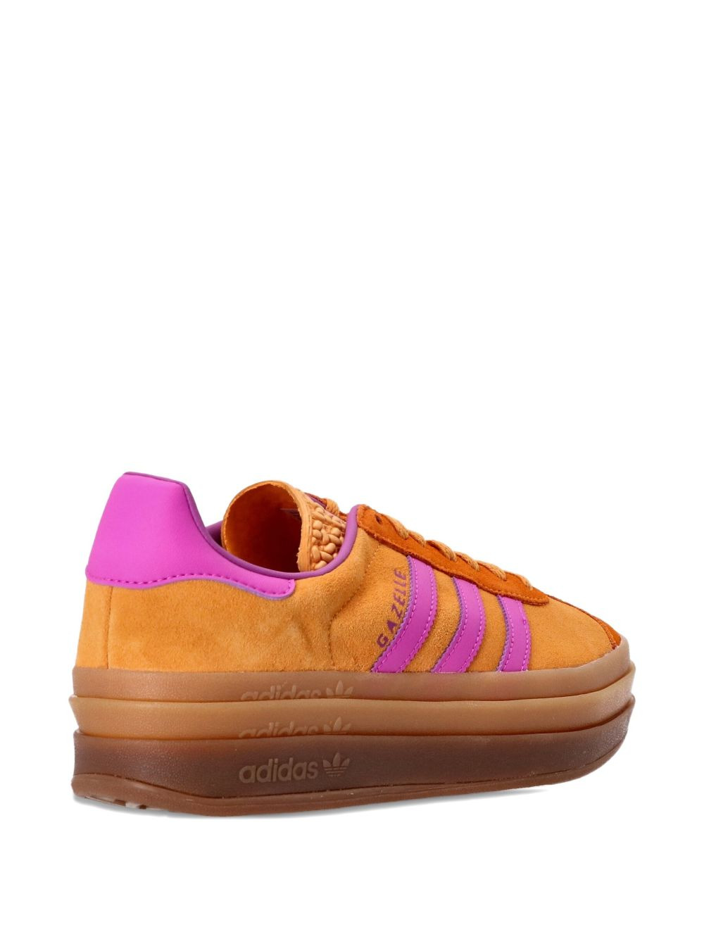 three-stripe platform sneakers - 4