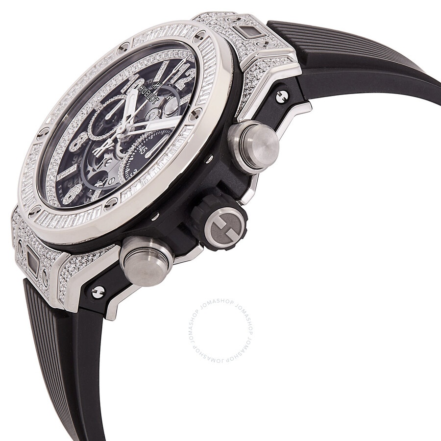 Hublot Big Bang Unico Titanium Jewellery Chronograph Automatic Diamond Grey Dial Men's Watch 441.NX. - 2