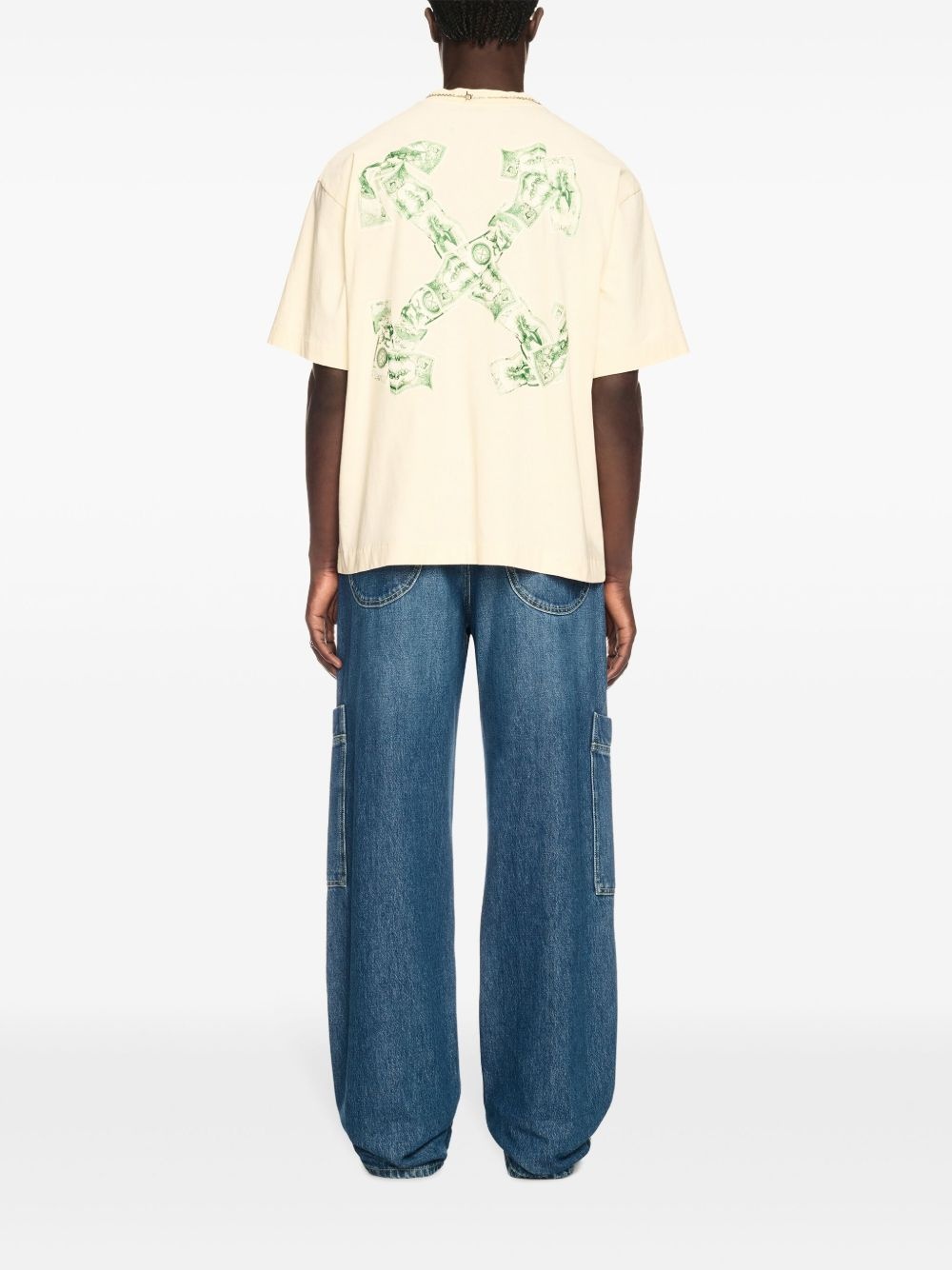 Irregular cargo jeans - 4