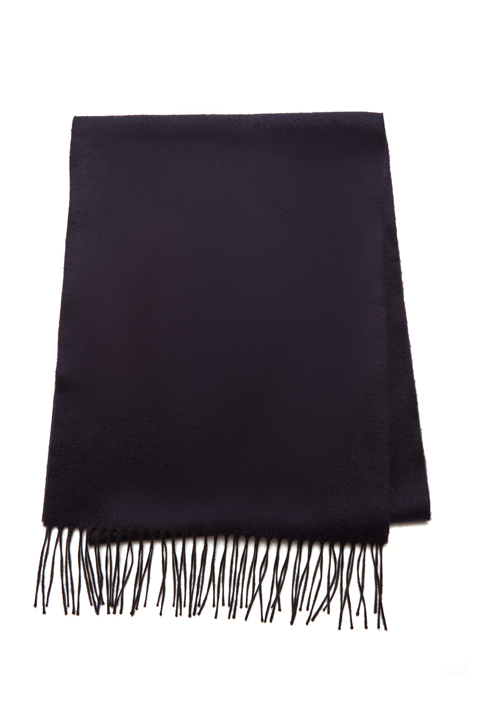 Blaine Scarf in Dark Navy Cashmere Silk - 1