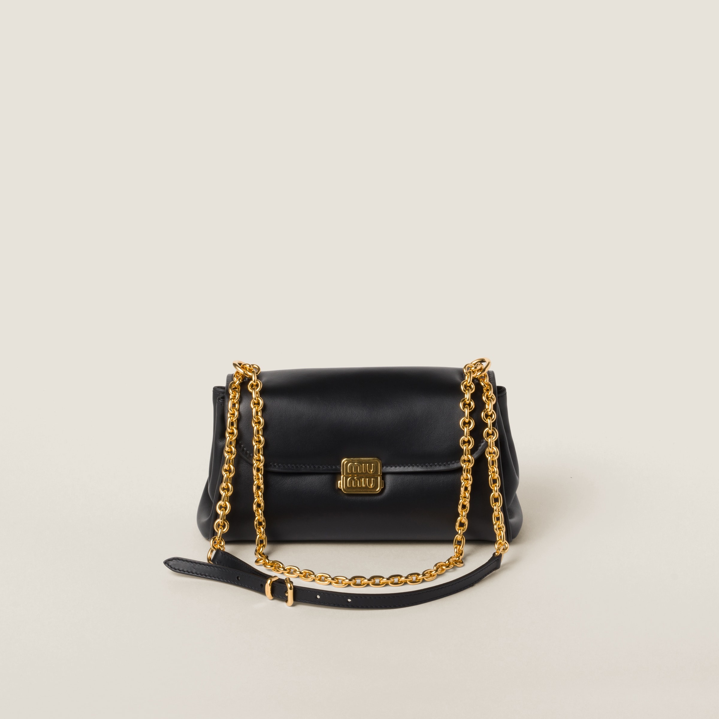 Leather shoulder bag - 1