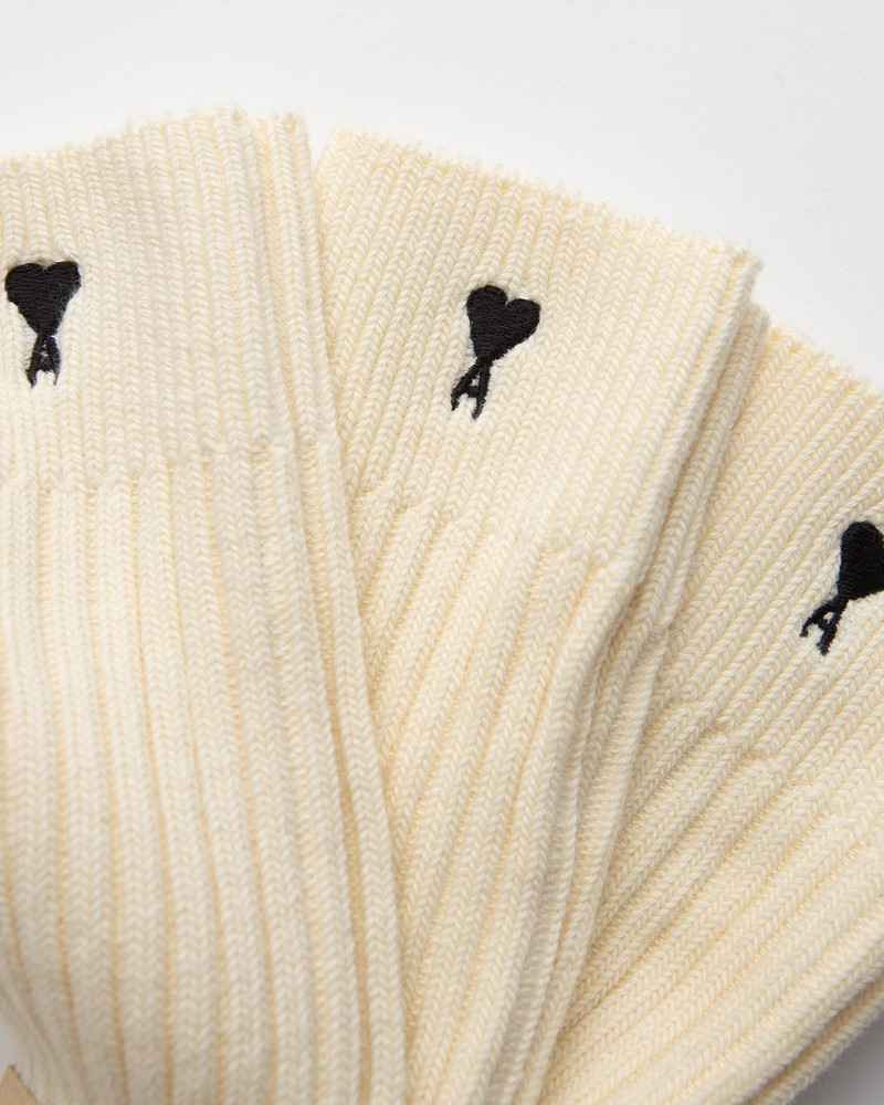 AMI Paris AMI DE COEUR NOIR SOCKS 3-PACK outlook