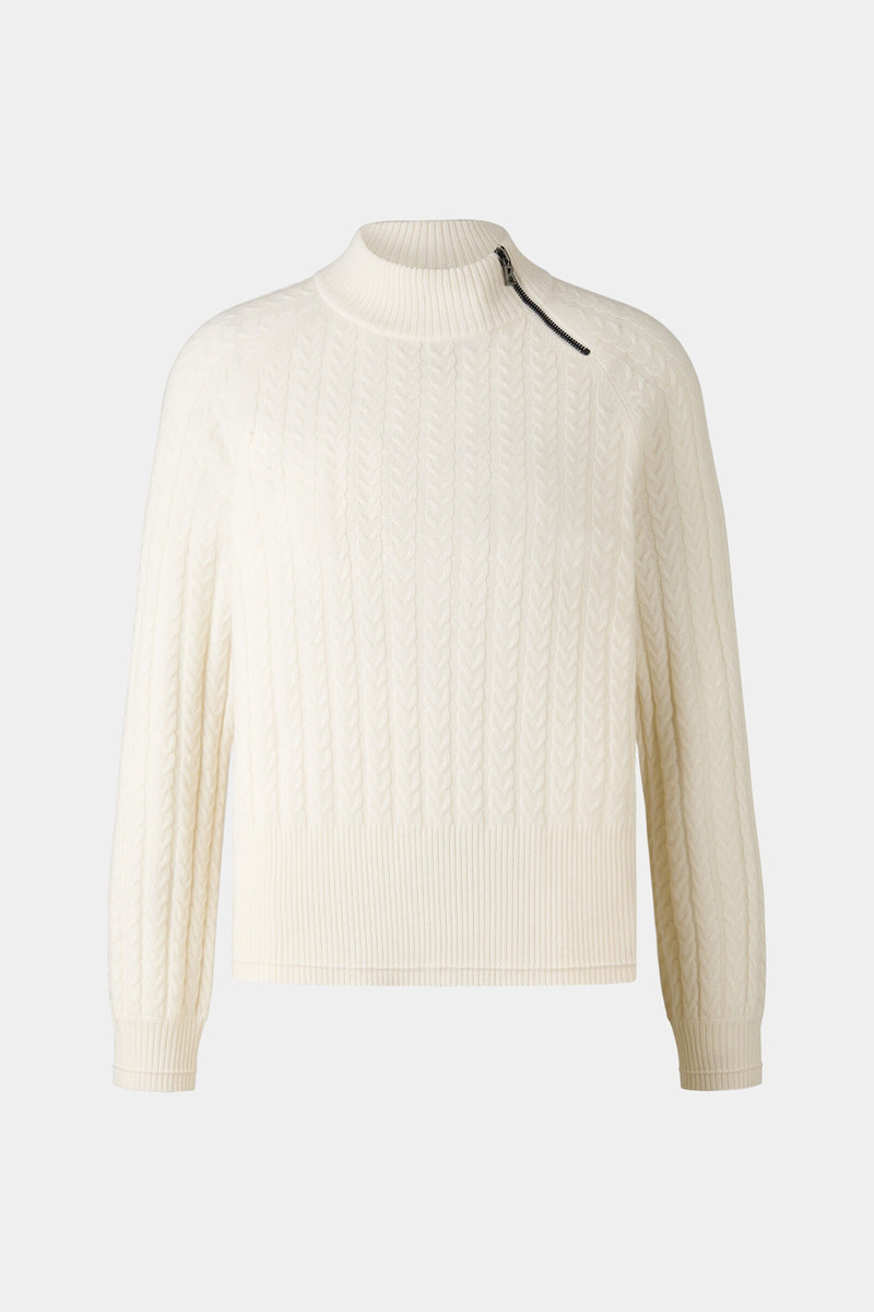 Lyrica cable-knit sweater in Off-white 1