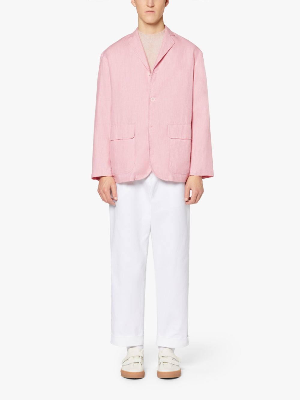 PEMBROKE PINK COTTON & WOOL JACKET | GSC-104 - 2