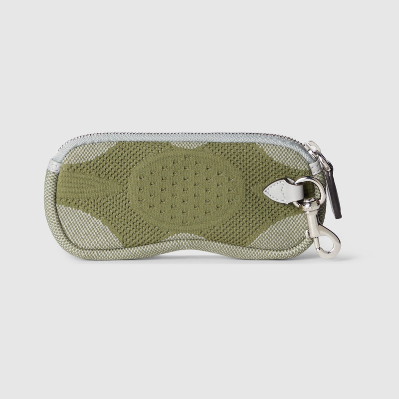 GUCCI Technical knit glasses case outlook