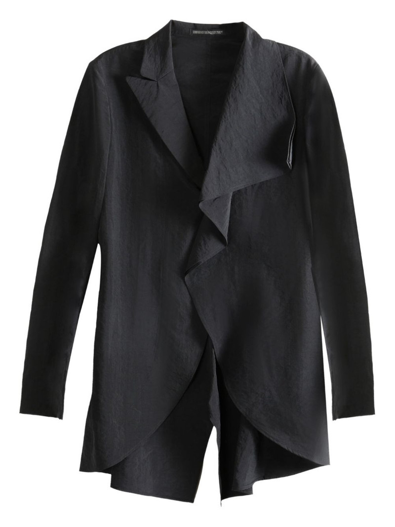 ruffled-detail jacket 1