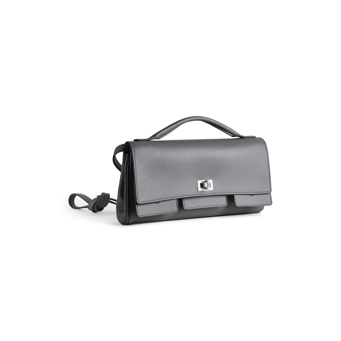 Women's Bel Air Small Clutch On Strap  in Grey - 2