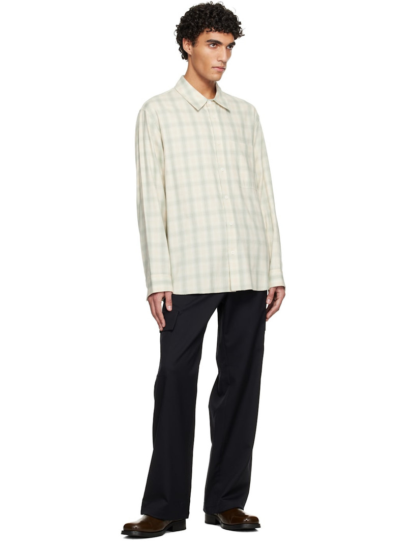 SOLID HOMME Beige Check Shirt outlook