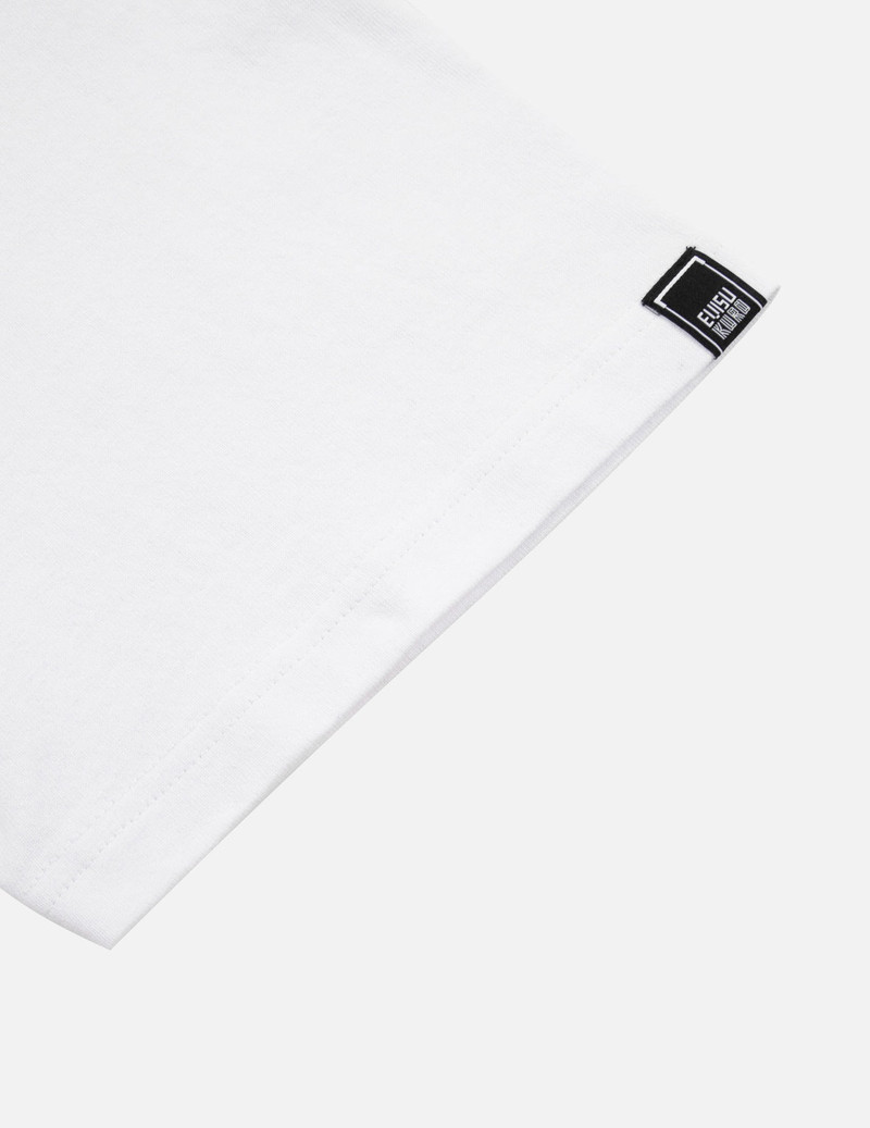 Paisley Check Insert Seagull Loose Fit T-shirt 10