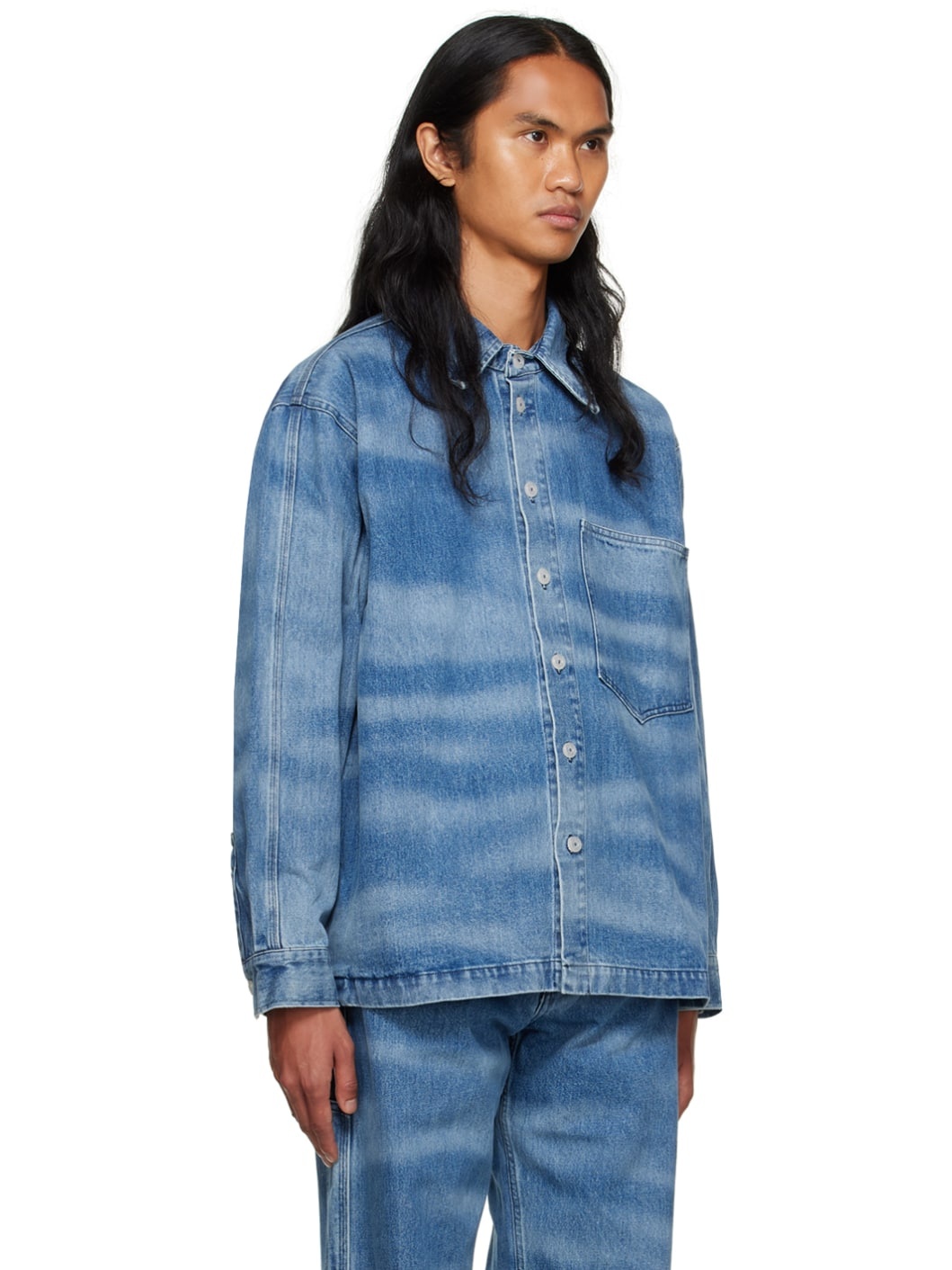 Blue Salty Denim Shirt - 2