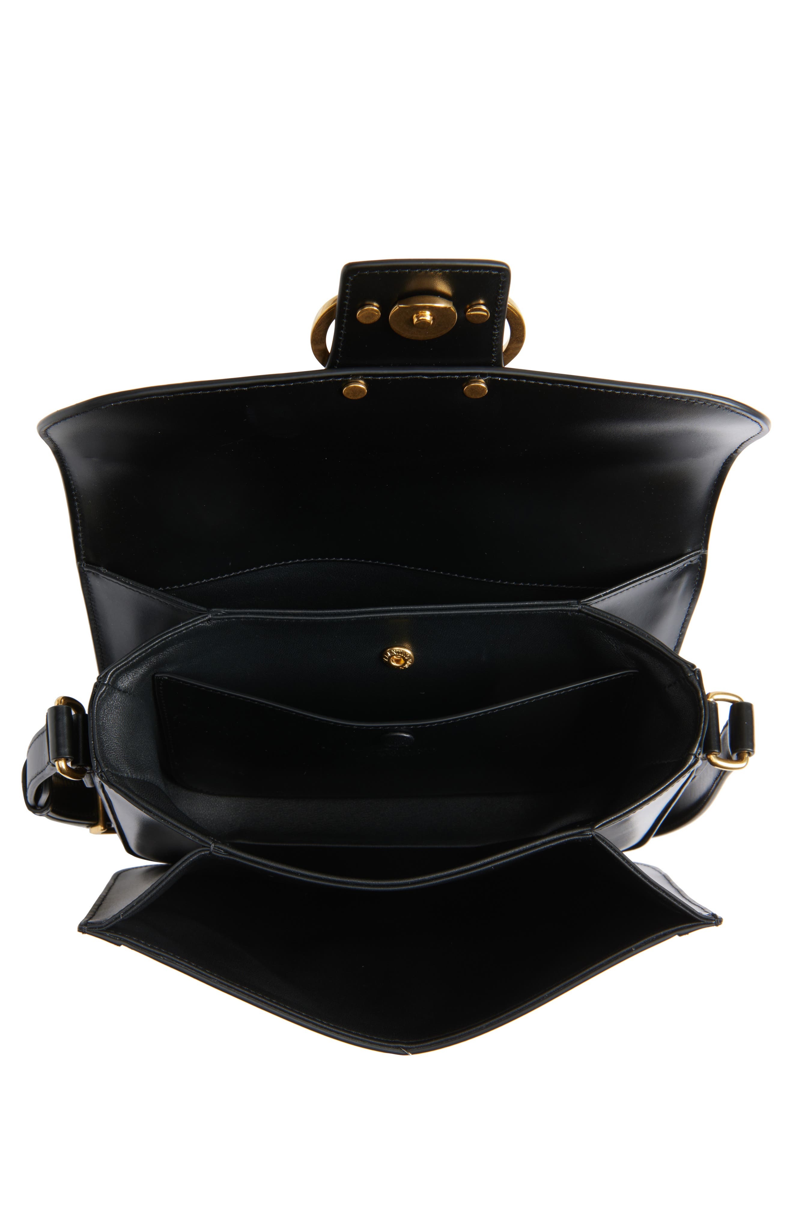 Valentino Garavani 9TO5 Leather Shoulder Bag in Black at Nordstrom - 5