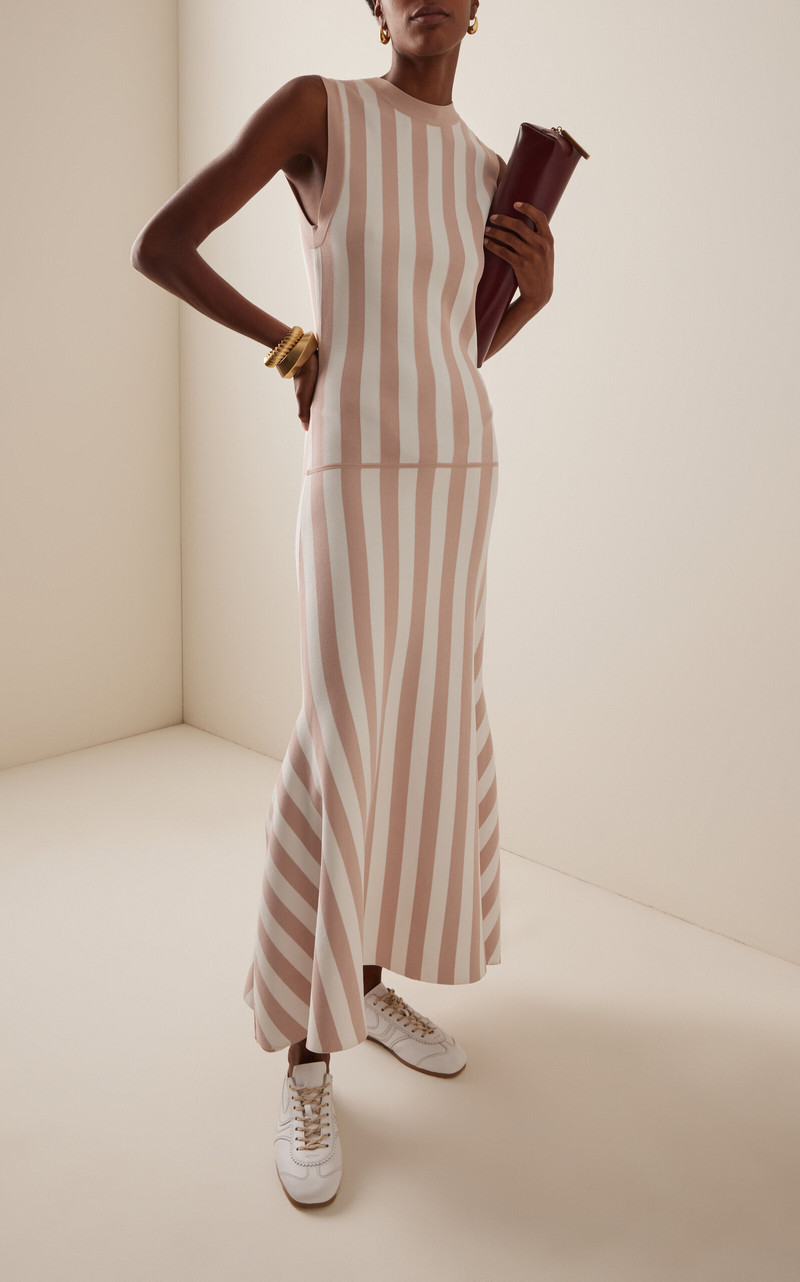 ZANKOV Faye Striped Knit Maxi Dress multi outlook