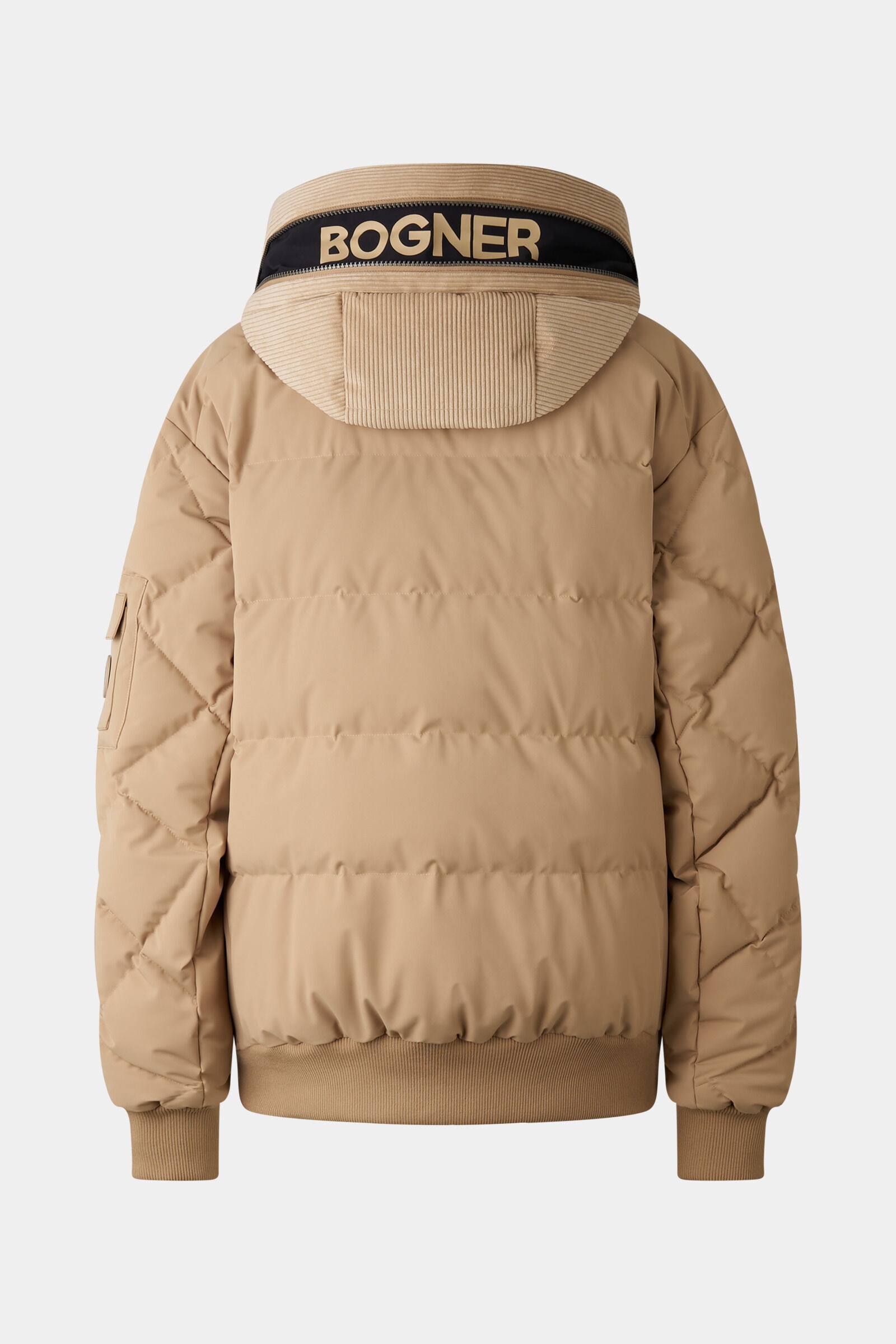 Corey Corduroy ski jacket in Camel - 4