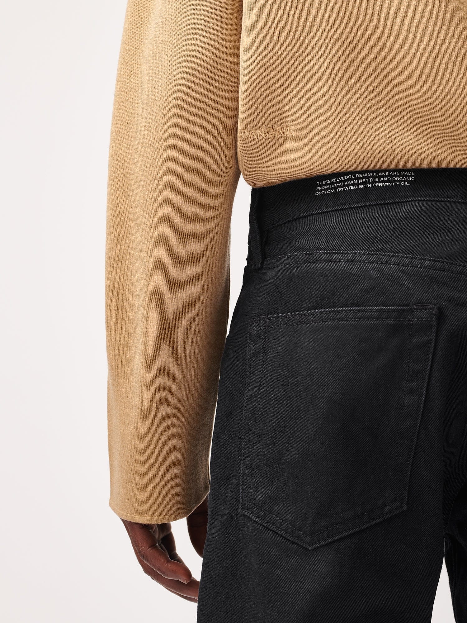 Mens Regenerative Merino Wool Sweater - Camel - 4