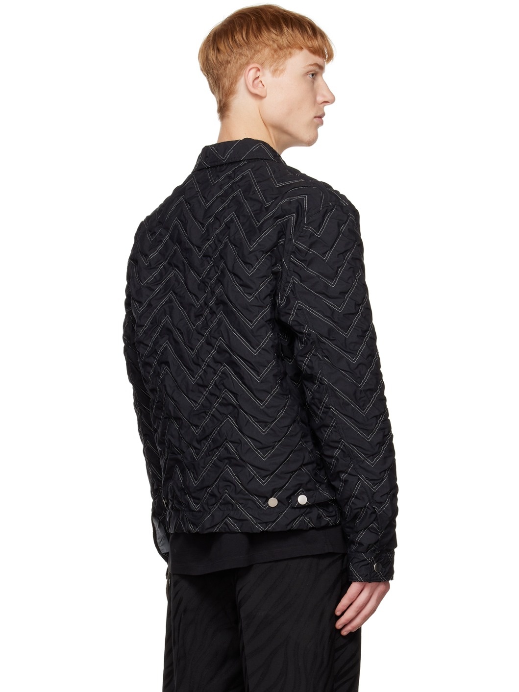 Black Military Jacket - 3