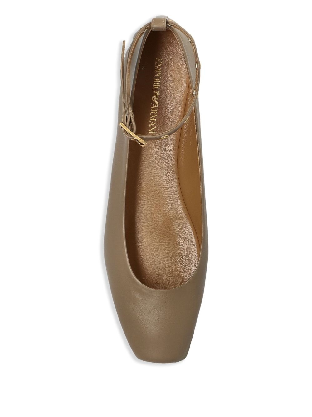 leather ballerina shoes - 4