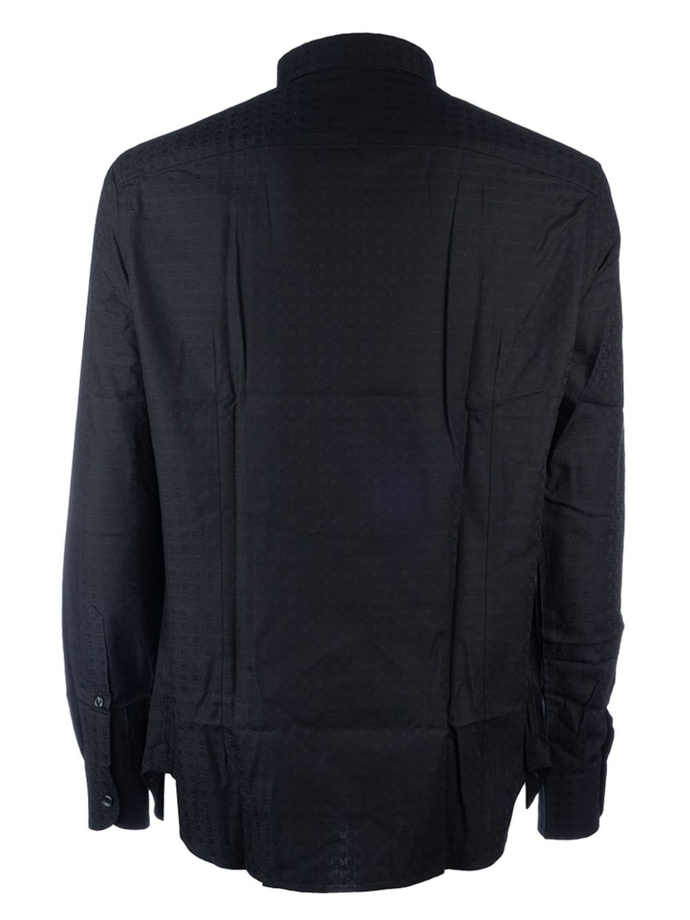 patterned-jacquard cotton shirt - 2
